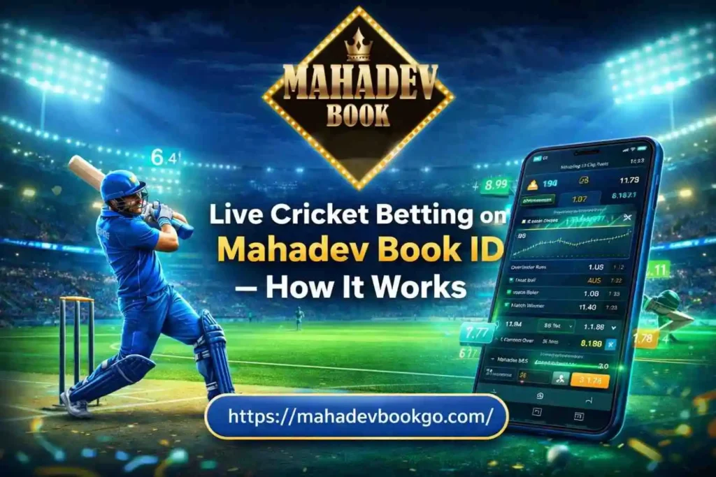 Live Cricket Betting on Mahadev Book ID – How It Works