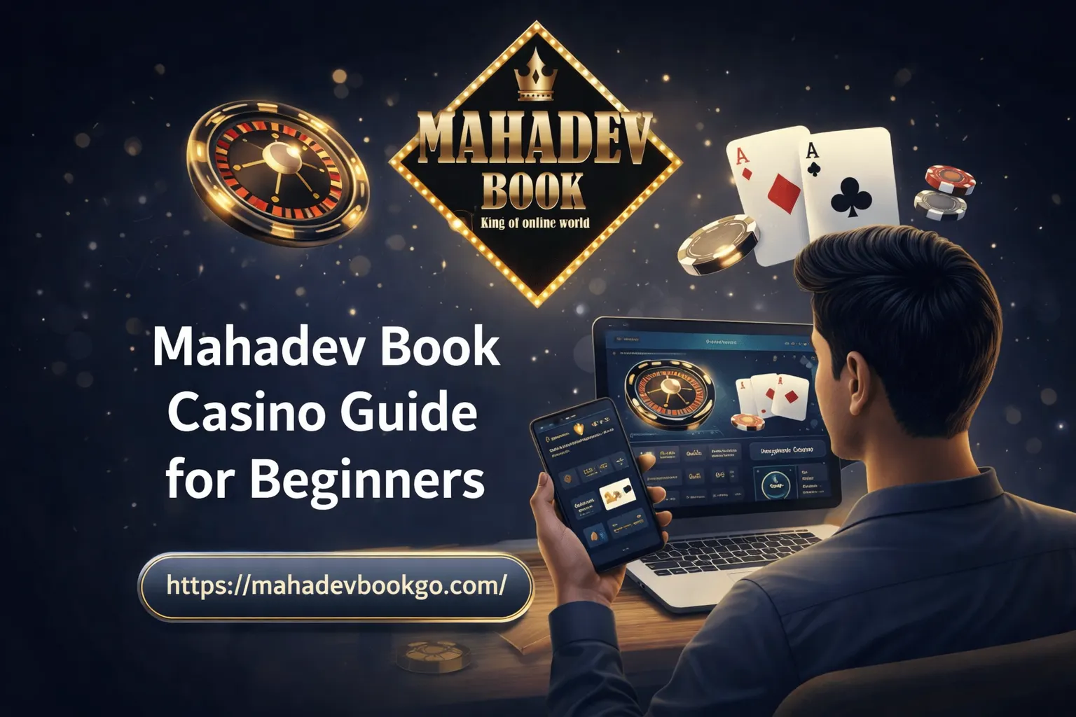 Mahadev Book casino guide for beginners showing simple online casino games and user-friendly gaming interface