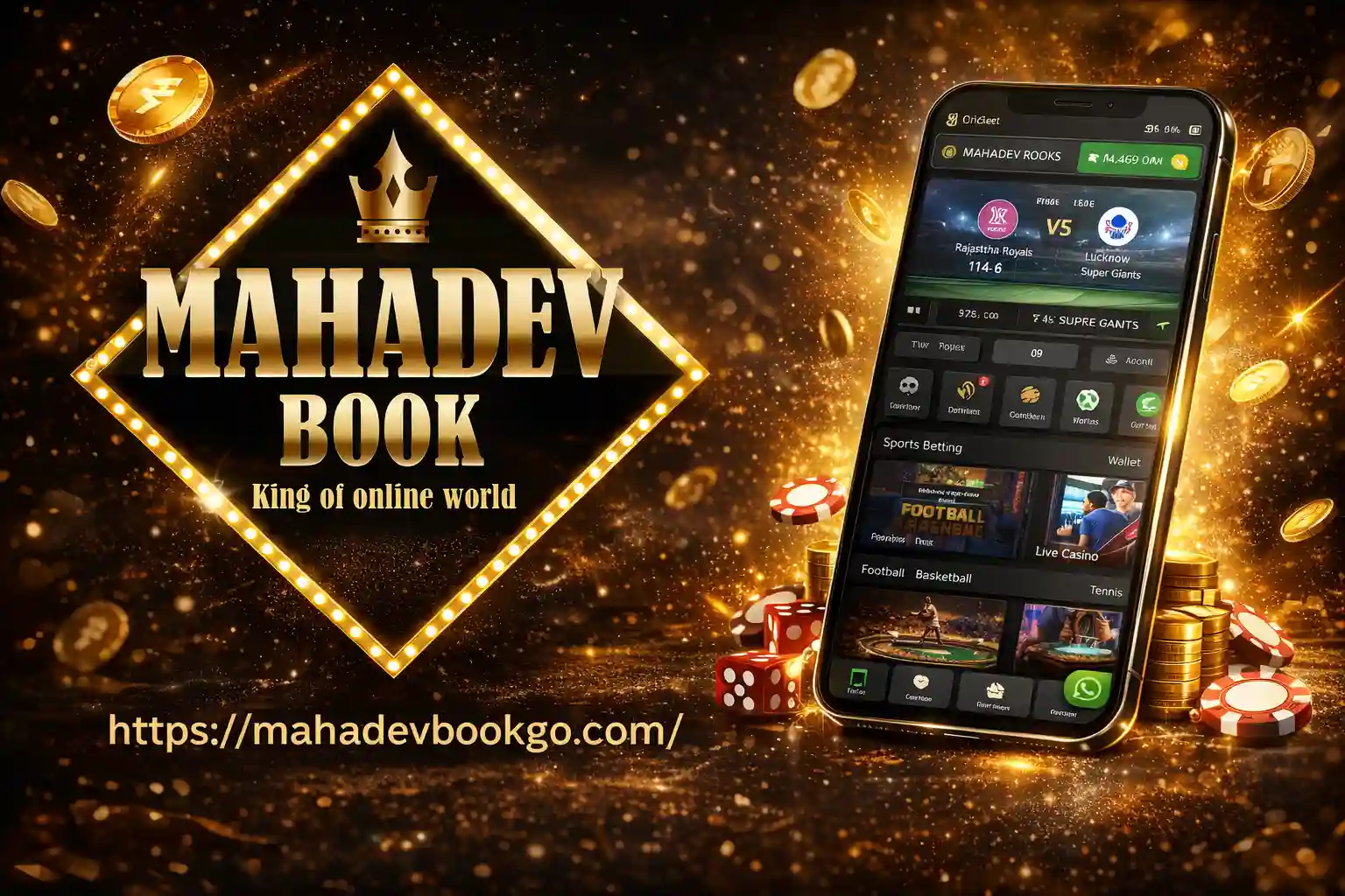 Illustration of a secure online betting account interface